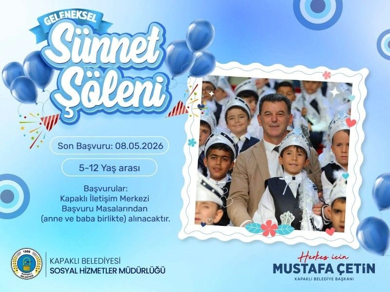 Tekirdağ haberleri - Kapaklı’da ücretsiz sünnet başvuruları başladı