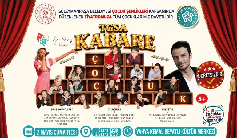 Süleymanpaşa'da çocuklar sahneyle buluşacak 6 Tekirdağ haberleri - Süleymanpaşa'da çocuklar sahneyle buluşacak