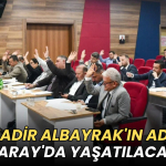 Tekirdağ haberleri - Kadir Albayrak'ın adı Saray'da yaşatılacak