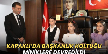 Tekirdağ haberleri - Kapaklı'da başkanlık koltuğu başkanlık koltuğu devredildi