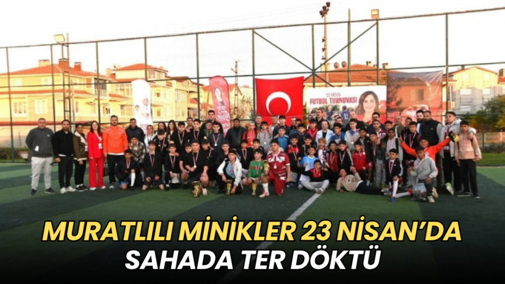 Tekirdağ haberleri - Muratlılı minik futbolcular 23 Nisan’da sahada buluştu