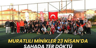 Tekirdağ haberleri - Muratlılı minik futbolcular 23 Nisan’da sahada buluştu