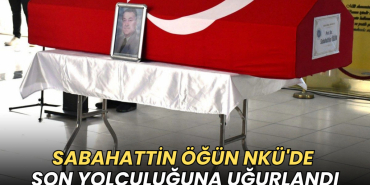 Tekirdağ haberleri - Sabahattin Öğün NKÜ'de son yolculuğuna uğurlandı