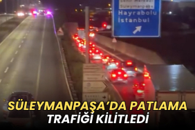 Tekirdağ haberleri - Süleymanpaşa’daki yangın trafiği felç etti