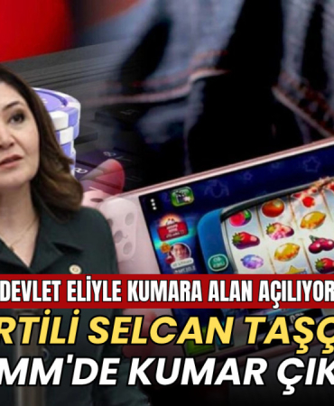 Tekirdağ haberleri - Selcan Taşçı'dan TBMM’de kumar düzenlemesine ilişkin yapılan tartışmalar