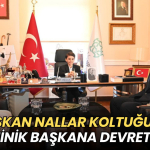 Tekirdağ haberleri - Başkan Nallar koltuğunu minik başkana devretti