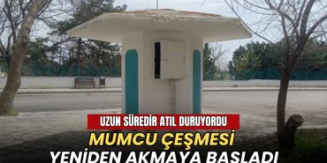 Tekirdağ haberleri - Uzun süredir atıl duruyordu... Mumcu Çeşmesi yeniden akmaya başladı