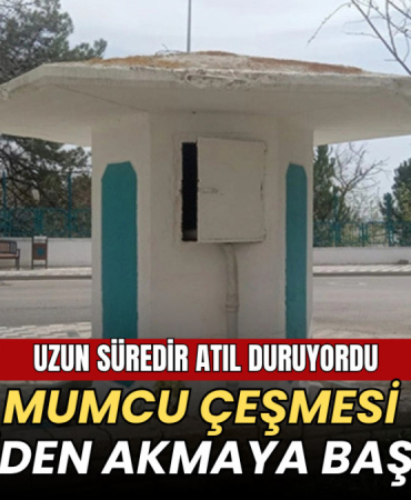 Uzun süredir atıl duruyordu... Mumcu Çeşmesi yeniden akmaya başladı 7 Tekirdağ haberleri - Uzun süredir atıl duruyordu... Mumcu Çeşmesi yeniden akmaya başladı