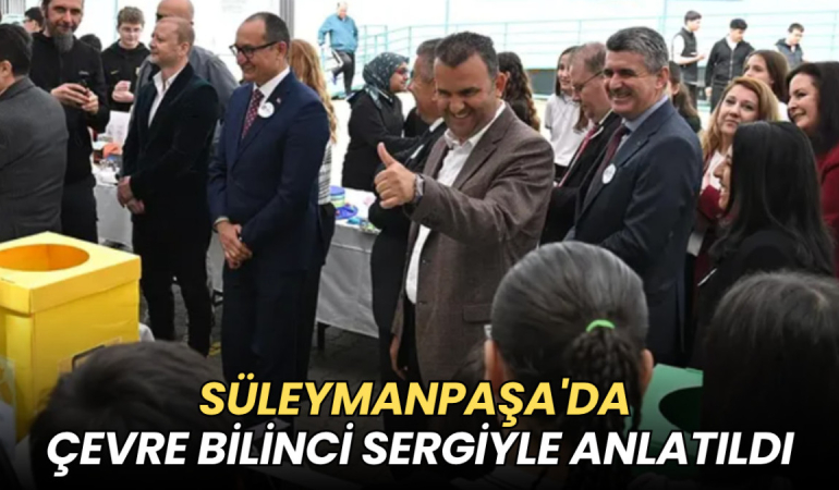 Süleymanpaşa'da çevre bilinci sergiyle anlatıldı 1 Tekirdağ haberleri - Süleymanpaşa'da çevre bilinci sergiyle anlatıldı