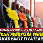 Tekirdağ haberleri - Tekirdağ akaryakıt fiyatları 30 Nisan 2026: Benzin, motorin ve LPG kaç TL?