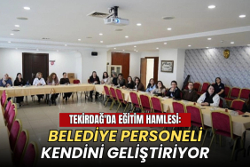 Tekirdağ haberleri - Tekirdağ'da eğitim hamlesi: Belediye personeli kendini geliştiriyor
