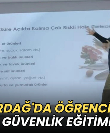 Tekirdağ haberleri - Tekirdağ'da öğrencilere gıda ve güvenlik eğitimi verildi