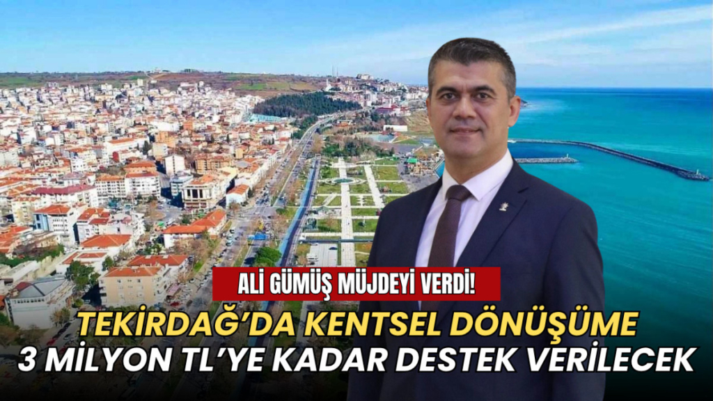 Tekirdağ haberleri - Tekirdağ’da kentsel dönüşüm kapsamında inşa edilen yeni konutlara ait temsili görsel