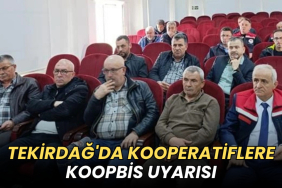 Tekirdağ'da kooperatiflere KOOPBİS uyarısı 10 Tekirdağ haberleri - Tekirdağ’da kooperatiflere yönelik düzenlenen KOOPBİS bilgilendirme toplantısı