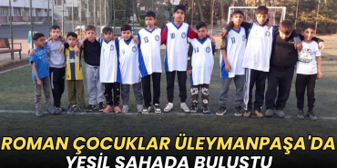 Tekirdağ haberleri - Roman çocuklar Süleymanpaşa'da yeşil sahada buluştu