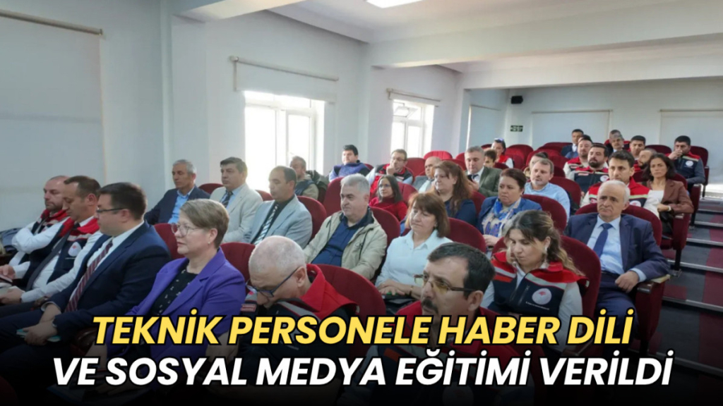 Tekirdağ haberleri - Tekirdağ’da teknik personele haber dili ve sosyal medya eğitimi verildi