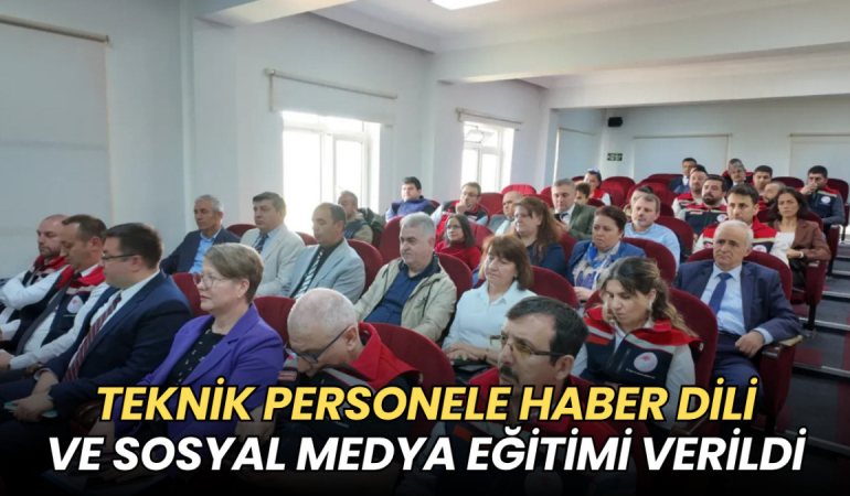 Tekirdağ’da teknik personele haber dili ve sosyal medya eğitimi verildi 1 Tekirdağ haberleri - Tekirdağ’da teknik personele haber dili ve sosyal medya eğitimi verildi