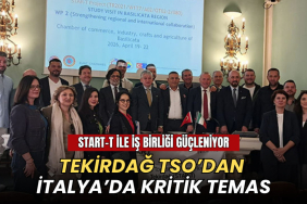 Tekirdağ haberleri - Tekirdağ TSO’dan İtalya’da kritik temas: START-T ile iş birliği güçleniyor