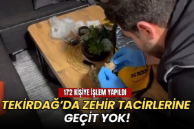 Tekirdağ haberleri - Tekirdağ’da zehir tacirlerine geçit yok: 172 kişiye işlem yapıldı