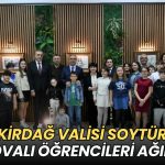 Tekirdağ haberleri - Tekirdağ Valisi Soytürk, Kosovalı öğrencileri ağırladı