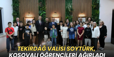 Tekirdağ haberleri - Tekirdağ Valisi Soytürk, Kosovalı öğrencileri ağırladı