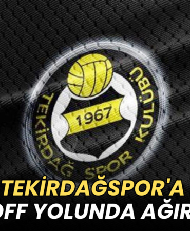 Tekirdağ haberleri - Tekirdağspor'a play-off yolunda ağır darbe