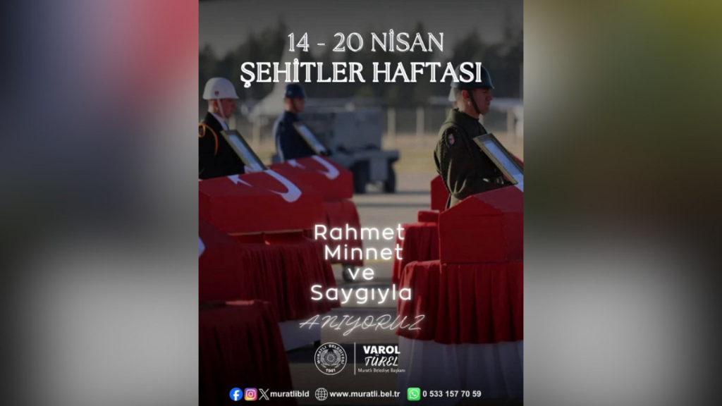 Tekirdağ haberleri - Başkan Türel'den Şehitler Haftası mesajı: Saygıyla anıyoruz