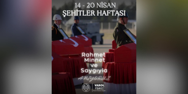 Tekirdağ haberleri - Başkan Türel'den Şehitler Haftası mesajı: Saygıyla anıyoruz