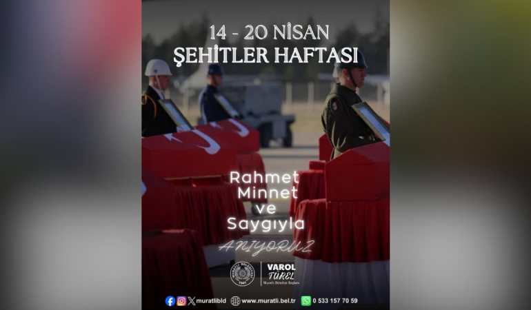 Başkan Türel'den Şehitler Haftası mesajı: Saygıyla anıyoruz 1 Tekirdağ haberleri - Başkan Türel'den Şehitler Haftası mesajı: Saygıyla anıyoruz