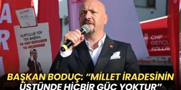 Başkan Boduç: “Millet iradesinin üstünde hiçbir güç yoktur” 8 Tekirdağ haberleri - Başkan Boduç: “Millet iradesinin üstünde hiçbir güç yoktur”