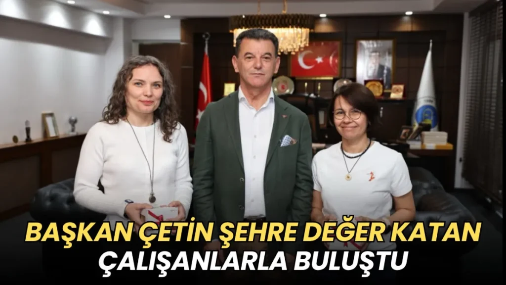 Tekirdağ haberleri - Başkan Çetin, İnsan Kaynakları ve Peyzaj Mimarları Günü’nde personelle buluştu