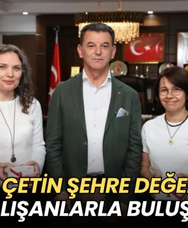 Tekirdağ haberleri - Başkan Çetin, İnsan Kaynakları ve Peyzaj Mimarları Günü’nde personelle buluştu