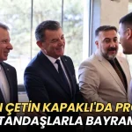 Tekirdağ haberleri - Başkan Çetin Kapaklı'da protokol ve vatandaşlarla bayramlaştı