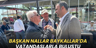 Tekirdağ haberleri - Başkan Nallar Hürriyet Mahallesi’nde vatandaşlarla buluştu