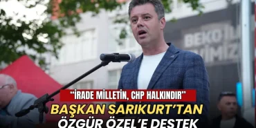 Başkan Sarıkurt’tan Özgür Özel’e destek: “İrade milletin, CHP halkındır” 8 Tekirdağ haberleri - Başkan Sarıkurt’tan Özgür Özel’e destek: “İrade milletin, CHP halkındır”