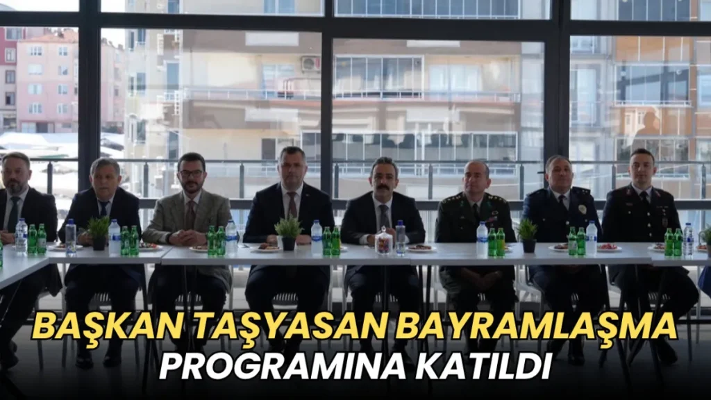 Tekirdağ haberleri - Başkan Taşyasan bayramlaşma programına katıldı