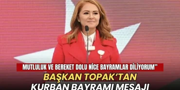 Tekirdağ haberleri - Başkan Topak'tan Kurban Bayramı mesajı: Mutluluk ve bereket dolu nice bayramlar diliyorum