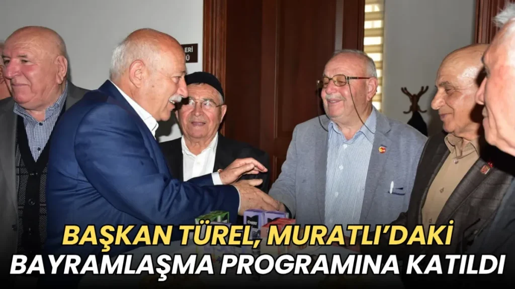 Tekirdağ haberleri - Başkan Varol Türel, Muratlı’daki bayramlaşma programına katıldı