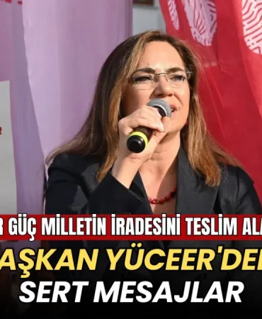Başkan Yüceer'den sert mesajlar: Hiçbir güç milletin iradesini teslim alamaz! 3 Tekirdağ haberleri - Başkan Yüceer'den sert mesajlar: Hiçbir güç milletin iradesini teslim alamaz!