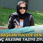 Tekirdağ haberleri - Başkan Yüceer’den Sevinç ailesine taziye ziyareti