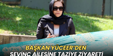 Tekirdağ haberleri - Başkan Yüceer’den Sevinç ailesine taziye ziyareti