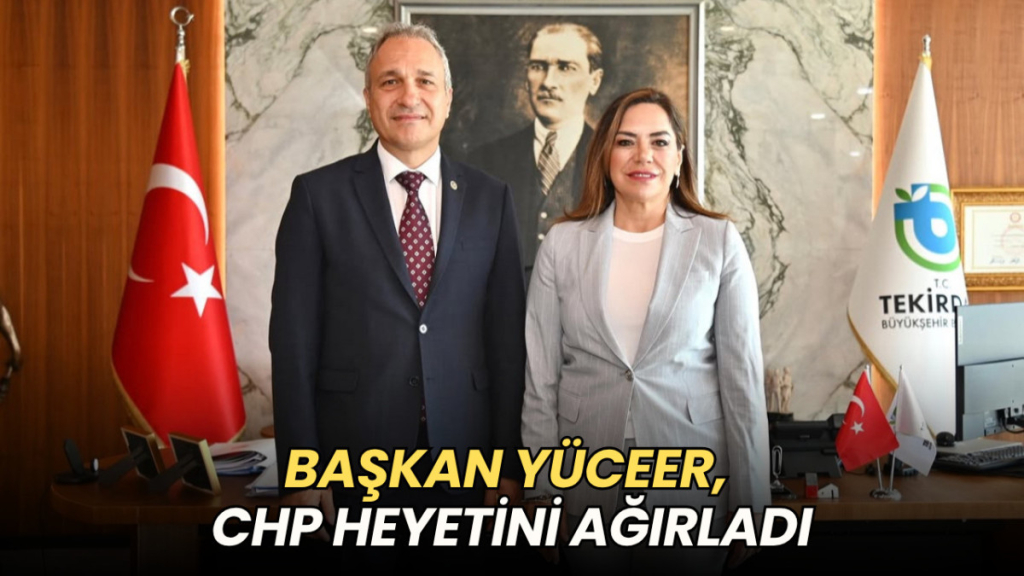 Tekirdağ haberleri - Candan Yüceer, CHP heyetini Tekirdağ Büyükşehir Belediyesi’nde ağırladı