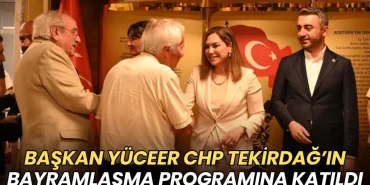 Candan Yüceer CHP Tekirdağ’ın bayramlaşma programına katıldı 7 Tekirdağ haberleri - Candan Yüceer CHP Tekirdağ’ın bayramlaşma programına katıldı