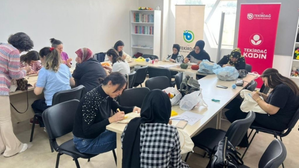 Tekirdağ haberleri - Çerkezköy’de kadınlardan el emeği buluşması
