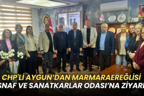 Tekirdağ haberleri - CHP'li Aygun’dan Marmaraereğlisi Esnaf ve Sanatkarlar Odası’na ziyaret