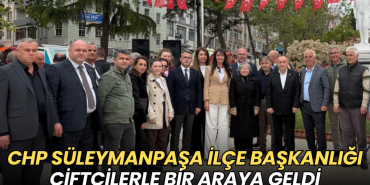 Tekirdağ haberleri - CHP Süleymanpaşa İlçe Başkanlığı çiftçilerle bir araya geldi
