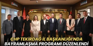 CHP Tekirdağ İl Başkanlığı’nda bayramlaşma programı düzenlendi 3 Tekirdağ haberleri - CHP Tekirdağ İl Başkanlığı’nda bayramlaşma programı düzenlendi