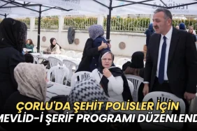 Çorlu'da şehit polisler için Mevlid-i Şerif programı düzenlendi 10 Tekirdağ haberleri - Çorlu'da şehit polisler için Mevlid-i Şerif programı düzenlendi