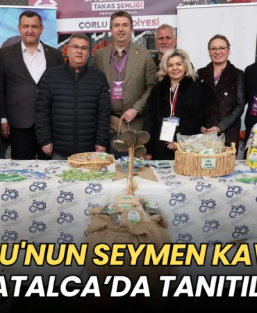 Çorlu'nun Seymen kavunu Çatalca’da tanıtıldı 9 Tekirdağ haberleri - Çorlu'nun Seymen kavunu Çatalca’da tanıtıldı