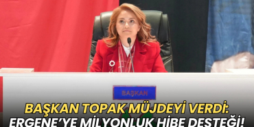 Başkan Topak müjdeyi verdi: Ergene’ye milyonluk hibe desteği!